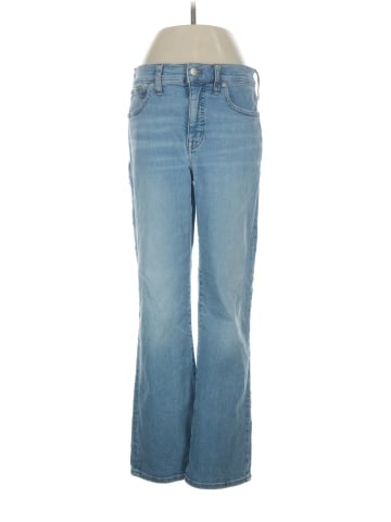 Madewell Kick Out Crop Jeans in Carey Wash (view 1)