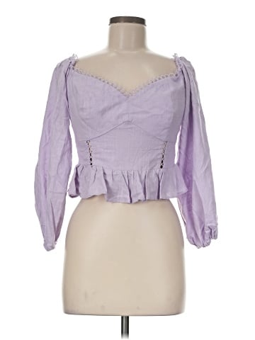 Express 3/4 Sleeve Blouse (view 1)