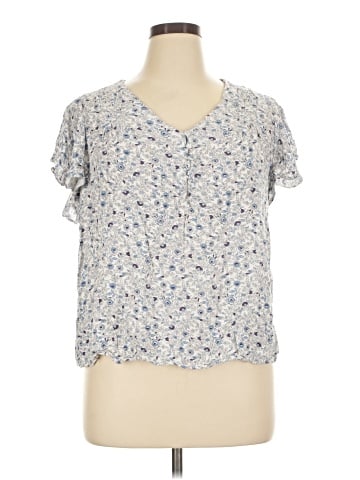Jones & Co Short Sleeve Blouse (view 1)