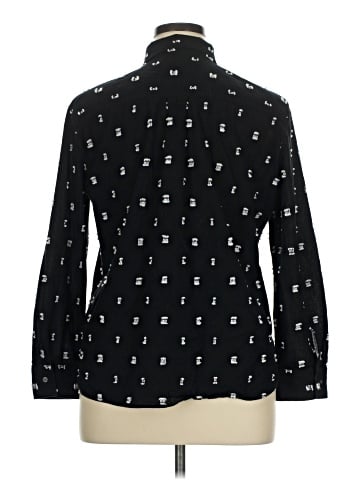 Ann Taylor LOFT Long Sleeve Button-Down Shirt (view 2)