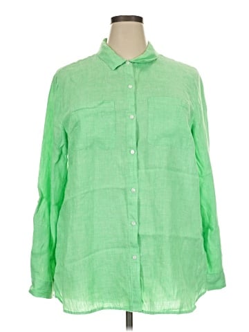 Charter Club Long Sleeve Button-Down Shirt (view 1)