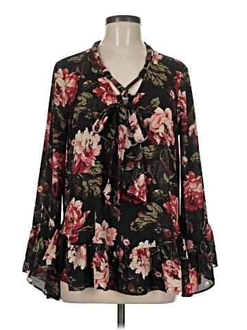 Pleione Long Sleeve Blouse (view 1)