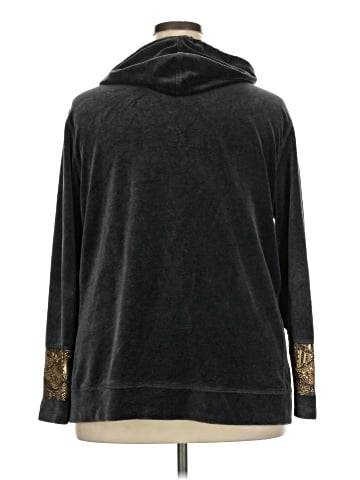 Zenergy by Chico's Zip Up Hoodie (view 2)