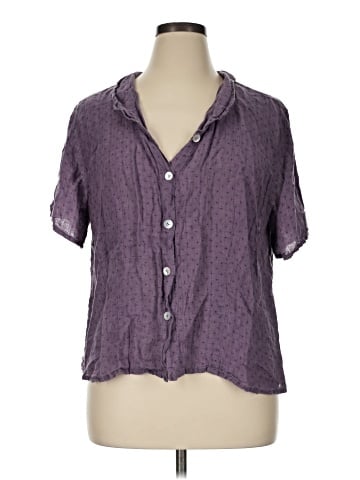 Flax Short Sleeve Blouse (view 1)