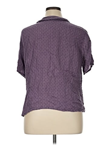 Flax Short Sleeve Blouse (view 2)