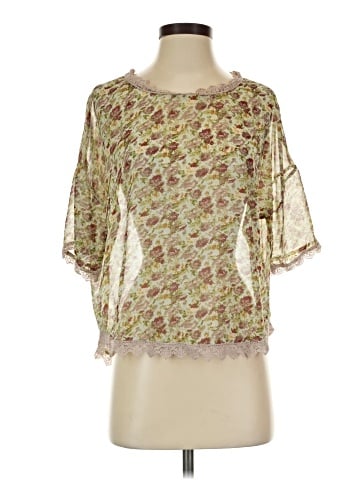 Imaginary Voyage 3/4 Sleeve Blouse (view 1)