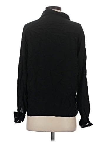 Anne Klein II Long Sleeve Silk Top (view 2)