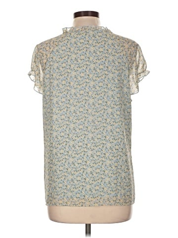 Allegra K Short Sleeve Blouse (view 2)