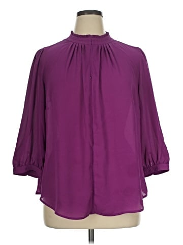 Worthington 3/4 Sleeve Blouse (view 1)