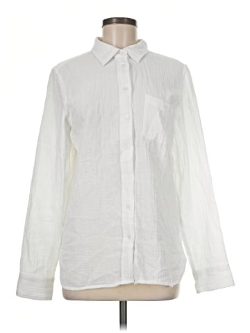 J.Crew Factory Store Long Sleeve Button-Down Shirt (view 1)