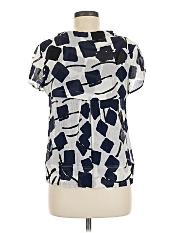 Diane von Furstenberg Short Sleeve Silk Top (view 2)