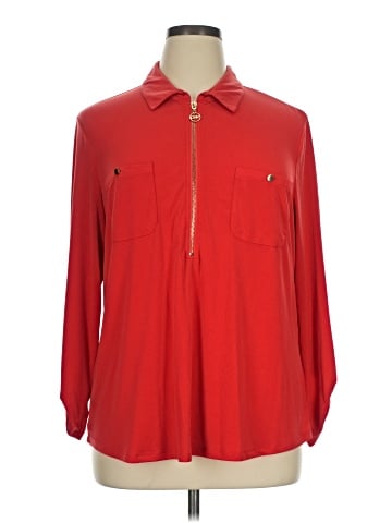 Carmen Carmen Marc Valvo Long Sleeve Blouse (view 1)