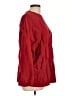 J.Jill 100% Polyester Red Pullover Sweater Size L - photo 4