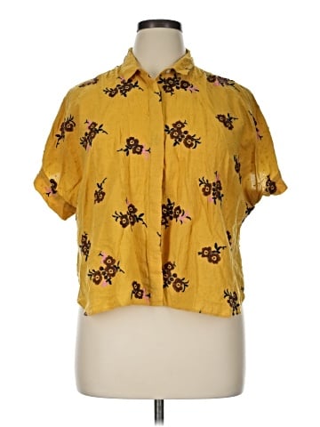 Madewell Short Sleeve Blouse (view 1)