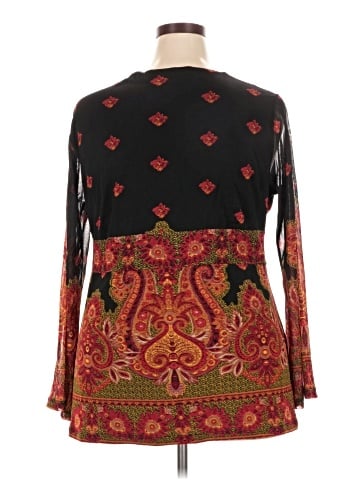 INC International Concepts Long Sleeve Blouse (view 2)
