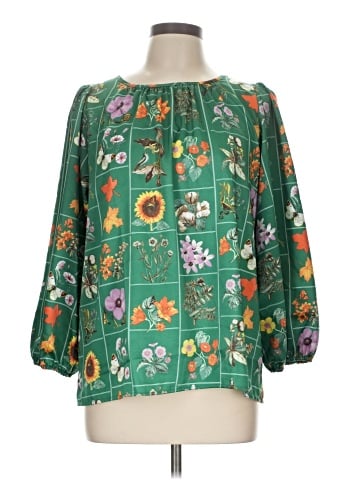 Ann Taylor LOFT 3/4 Sleeve T-Shirt (view 1)