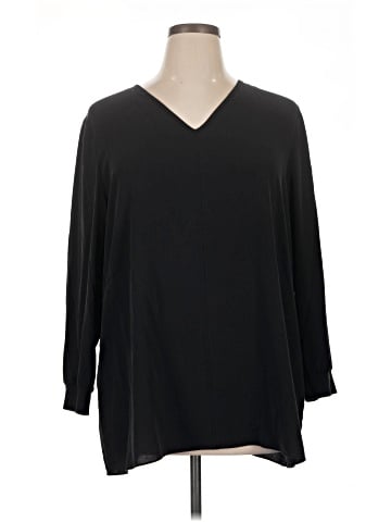 Eileen Fisher 3/4 Sleeve Silk Top (view 1)