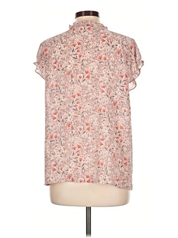 Allegra K Short Sleeve Blouse (view 2)