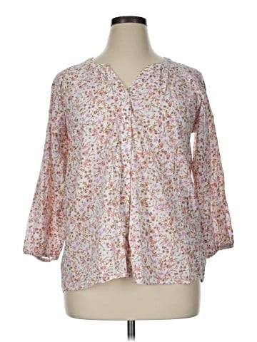 St. John's Bay 3/4 Sleeve Blouse (view 1)