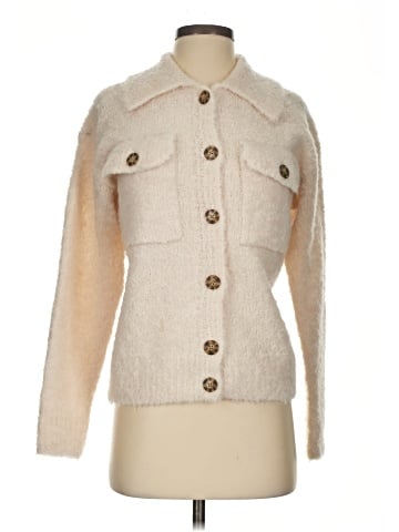 Madewell Boucl&eacute;-Knit Sweater Jacket (view 1)