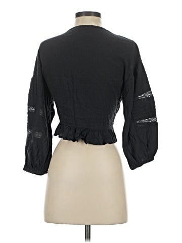 American Eagle Outfitters 3/4 Sleeve Blouse (view 2)