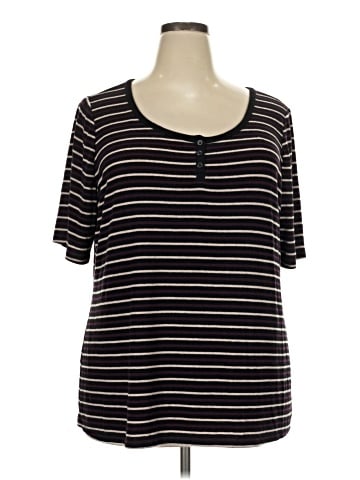 Lane Bryant Short Sleeve Henley (view 1)