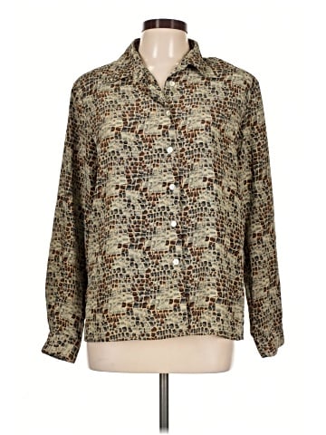 Notations Long Sleeve Button-Down Shirt (view 1)