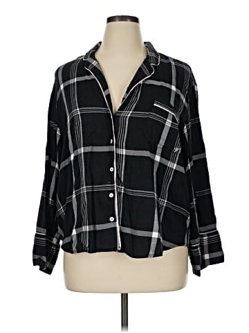 Victoria's Secret 3/4 Sleeve Button-Down Shirt (view 1)