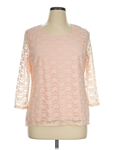 Coldwater Creek 3/4 Sleeve Top (view 1)