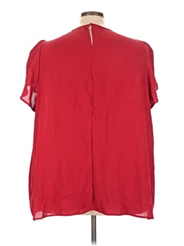 Shein Curve Short Sleeve Blouse (view 2)