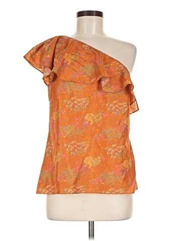 Rebecca Taylor Sleeveless Silk Top (view 1)