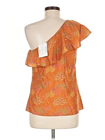 Rebecca Taylor Sleeveless Silk Top (view 2)