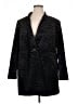 Chico's 100% Polyester Animal Print Black Coat Size XL - photo 1