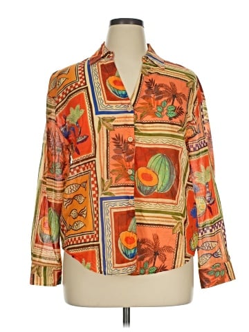 Calypso St. Barth Long Sleeve Blouse (view 1)