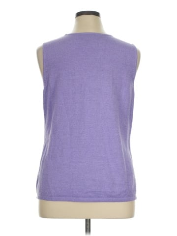 Susan Graver Sleeveless T-Shirt (view 2)