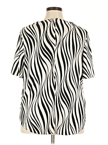 Alfani Short Sleeve Blouse (view 2)