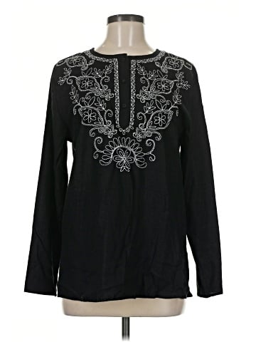 Susan Graver Long Sleeve Blouse (view 1)