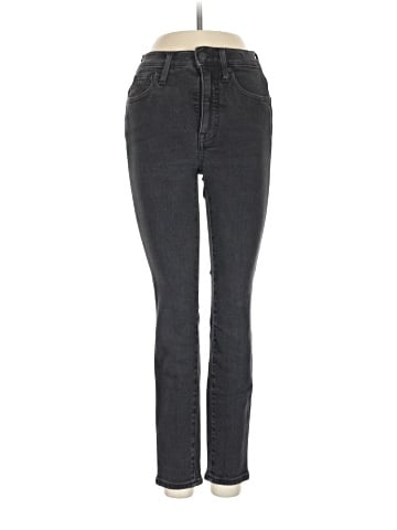 Madewell Petite 10" High-Rise Skinny Jeans in Starkey Wash (view 1)