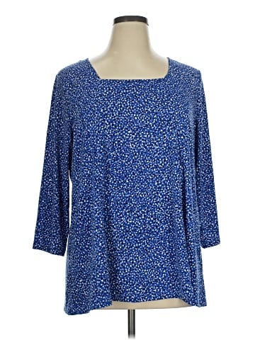 Susan Graver 3/4 Sleeve T-Shirt (view 1)