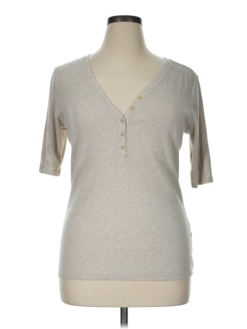 Banana Republic Factory Store Short Sleeve Henley (view 1)
