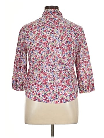 Alfred Dunner 3/4 Sleeve Button-Down Shirt (view 2)