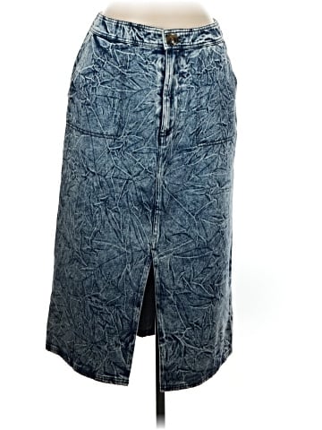 Who What Wear Denim Skirt (view 1)