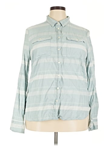 J.Crew Factory Store Long Sleeve Button-Down Shirt (view 1)