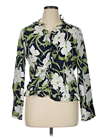 Jones New York Signature Long Sleeve Blouse (view 1)