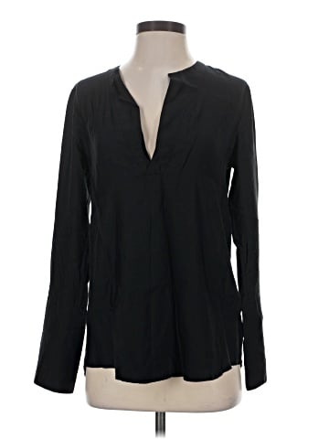 James Perse Long Sleeve Polo (view 1)