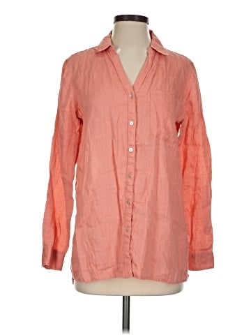 Sigrid Olsen Long Sleeve Button-Down Shirt (view 1)