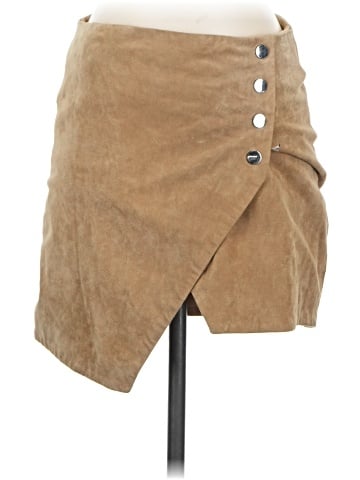 Mango Leather Skirt (view 1)