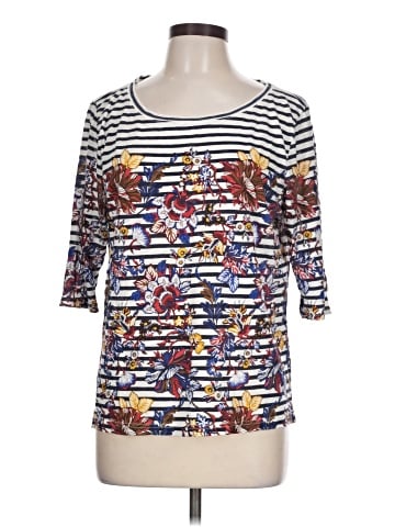 J.Crew 3/4 Sleeve T-Shirt (view 1)