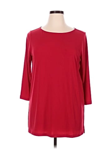 Susan Graver 3/4 Sleeve Top (view 1)