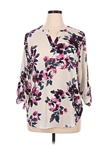 Maurices 3/4 Sleeve Blouse (view 1)